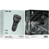 شارژر فندکی دو پورت Dual Port Car Charger 50W (PD 30W + QC 20W) گرین لاین