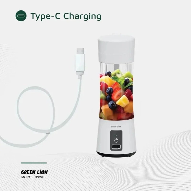 مخلوط کن شارژی و شیکر 380 میل گرین لاین Green Lion Juice Mate Portable Juicer 380mL