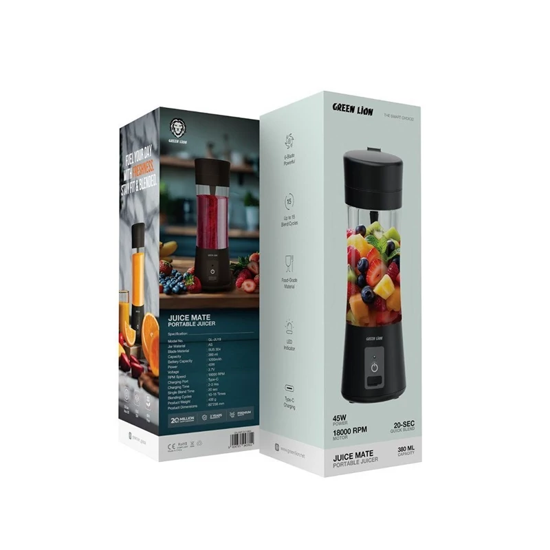 آبمیوه گیر جوس میت 380 میلی‌لیتری گرین Green Lion Juice Mate Juicer