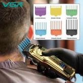 ماشین اصلاح VGR حجم زن سر و صورت و ریش تراش وی جی آر خط زن و صفر زن شارژی V-672