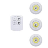 چراغ اضطراری سقفی مدل ریموت دار 3in1 مجموعه 3 عددی (چراغ زیر کابینتی)