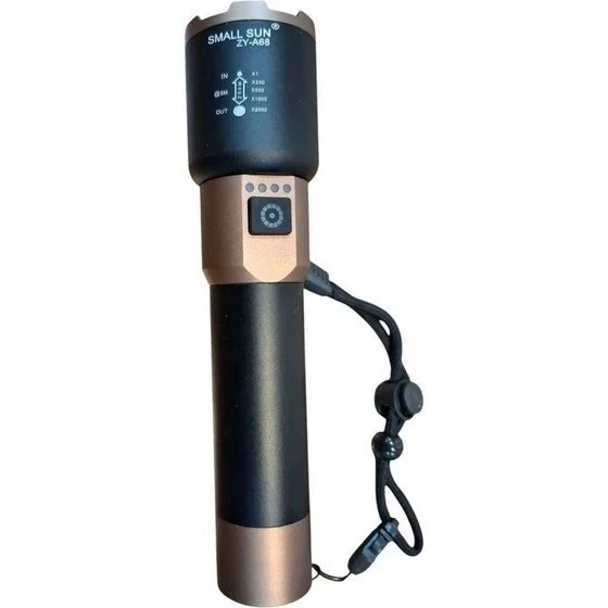 چراغ قوه دستی اسمال سان مدل ZY-A68 با باطری اضافه و جعبه مقاوم