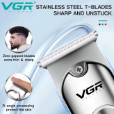 ماشین اصلاح سر و صورت VGR-071 اصلی ریش تراش خط زن و سایه زن وی جی ارvgr071 اصل