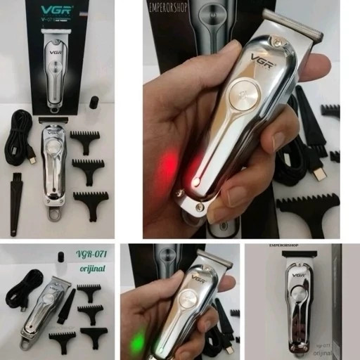 ماشین اصلاح سر و صورت VGR-071 اصلی ریش تراش خط زن و سایه زن وی جی ارvgr071 اصل