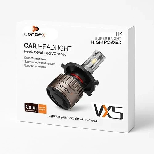 هدلایت دو رنگ CONPEX VX5 پایه H4 با گارانتی