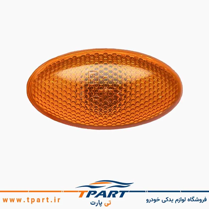 چراغ راهنما گلگیر پژو 206 نارنجی + لامپ LED