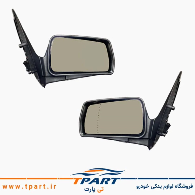 جفت آینه بغل سمند تنظیم برقی تاشو دستی