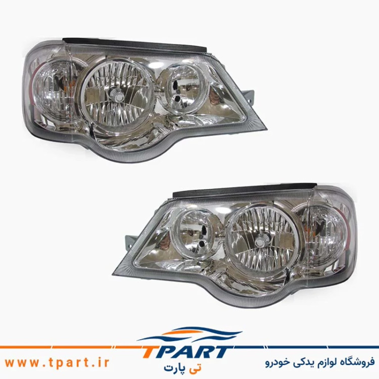 چراغ جلو پراید 111 جمع ساز تنظیم دستی
