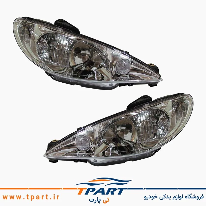 جفت چراغ جلو 206 جمع ساز (هاچبک و SD)
