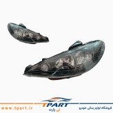 پک چراغ جلو دودی اسپرت + عقب پژو 206 فناوران