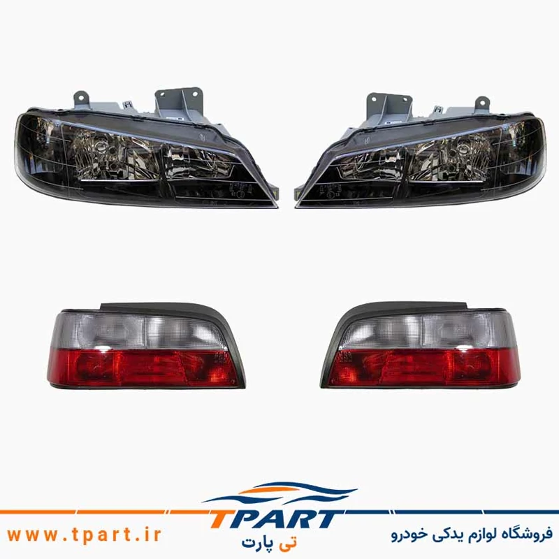 پک چراغ جلو پارس و عقب دودی روشن ELX فناوران