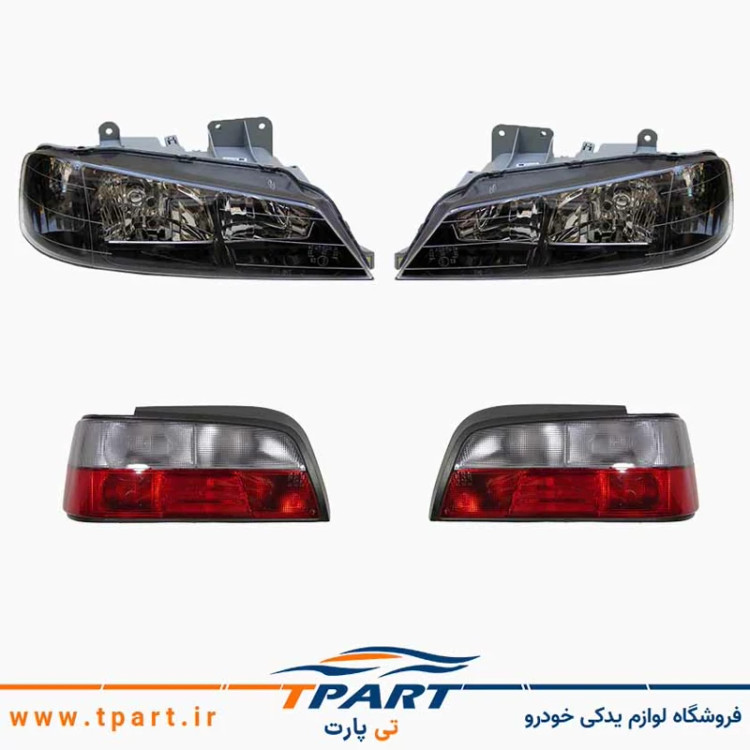 پک چراغ جلو پارس و عقب دودی روشن ELX فناوران