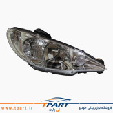چراغ جلو پژو 206 شاگرد هاچبک و SD