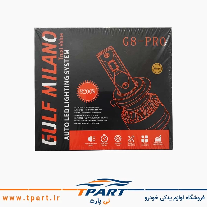 هدلایت پژو 405 / آردی / روآ G8 PRO