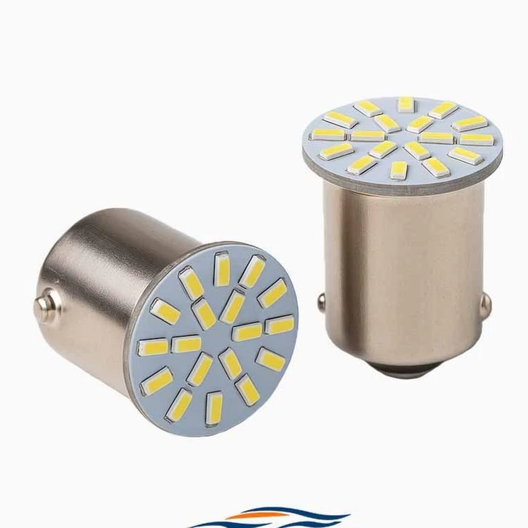 لامپ فندقی چراغ خطر عقب خودرو تک کنتاکت LED 22 تایی بسته 2 عددی