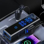 اینورتر فندکی خودرو 300 واتی پاورولوژی با صفحه نمایش و کابل جمع شونده مدل PWCPI300W