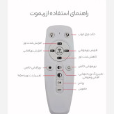 لوستر اویز مدرن کریستالی دایره دو حلقه 30 و 15 سانت کهکشانی