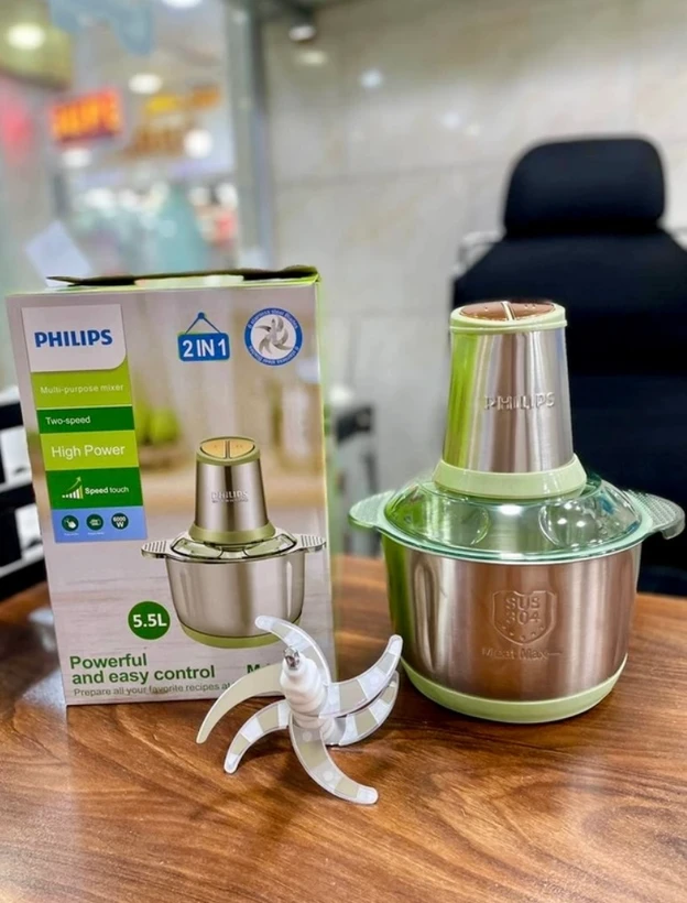 خردکن 5.5 لیتری فیلیپس- 6 تیغه- قدرت 6000W وات- مدل MA2024