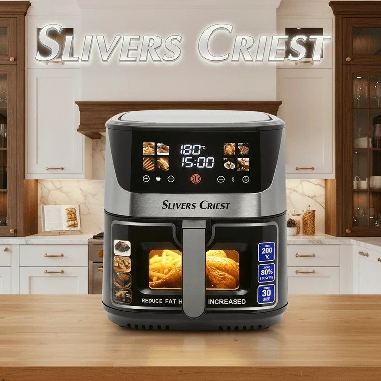 سرخ کن دوالمنت سیلورکرست- ظرفیت 13.5 لیتری جلو شیشه ای قدرت 2200W وات- مدل SCS-6090-D