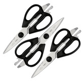 قیچی آشپزخانه 3 عددی جی فی نی GIFFINI کد G-03 مشکی