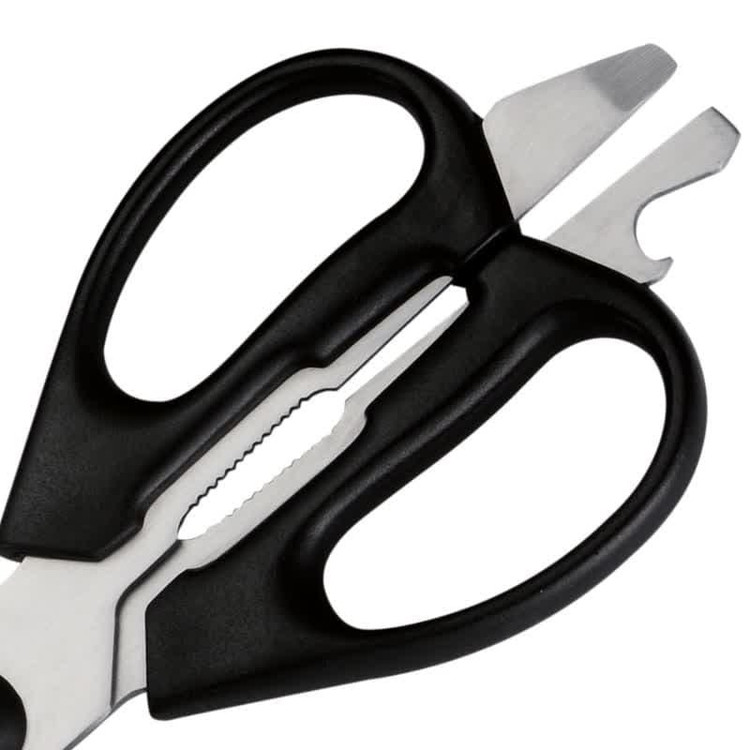 قیچی آشپزخانه 2 عددی جی فی نی GIFFINI کد G-02 مشکی