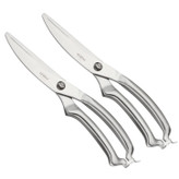 قیچی آشپزخانه 2 عددی مدل 2128 استیل جی فی نی GIFFINI