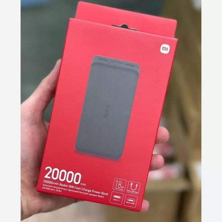 پاور بانک شیائومی مدل Redmi PB200LZMظرفیت20000 میلی آمپر