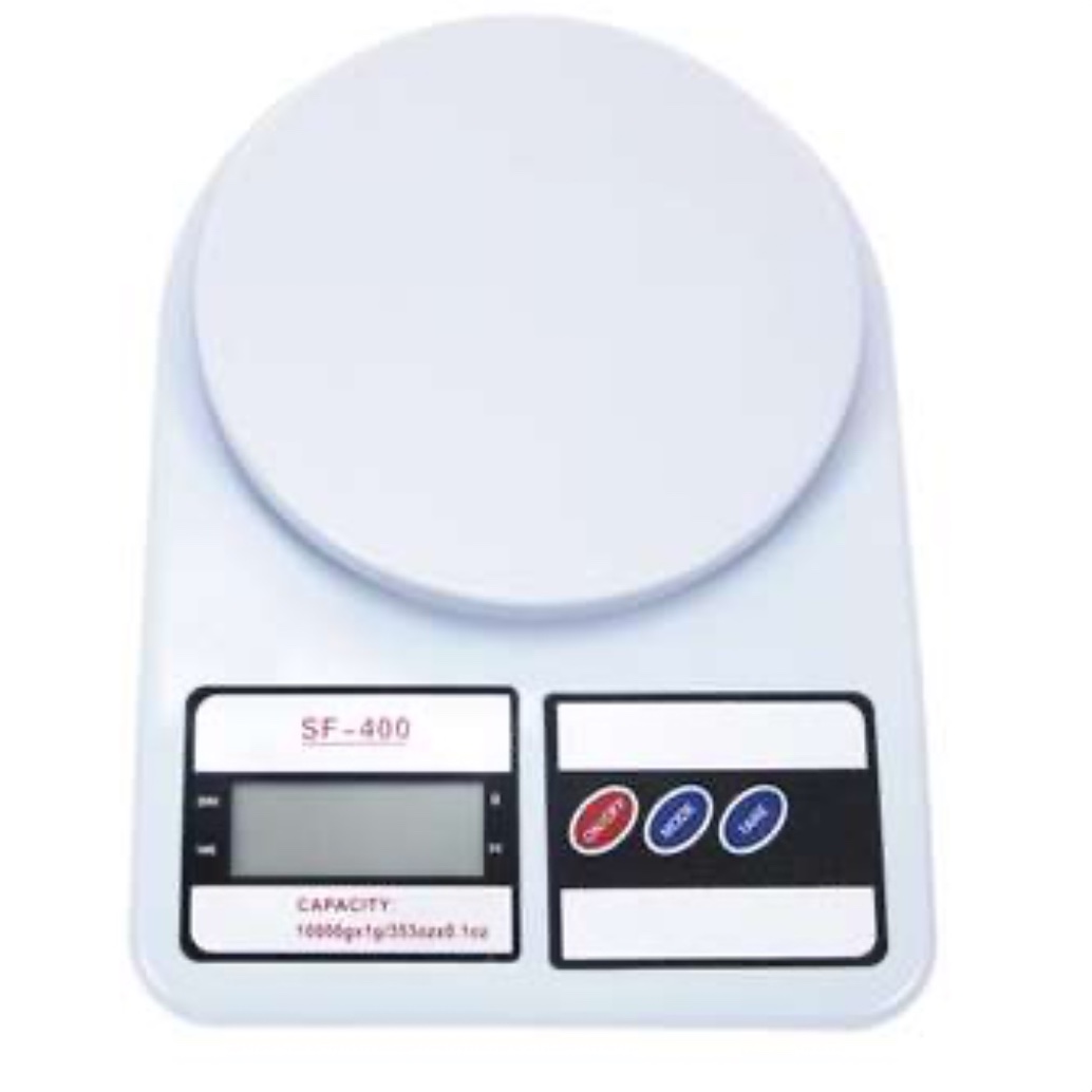 ترازو آشپزخانه دیجیتالی Sf400 وارداتی باطری دار