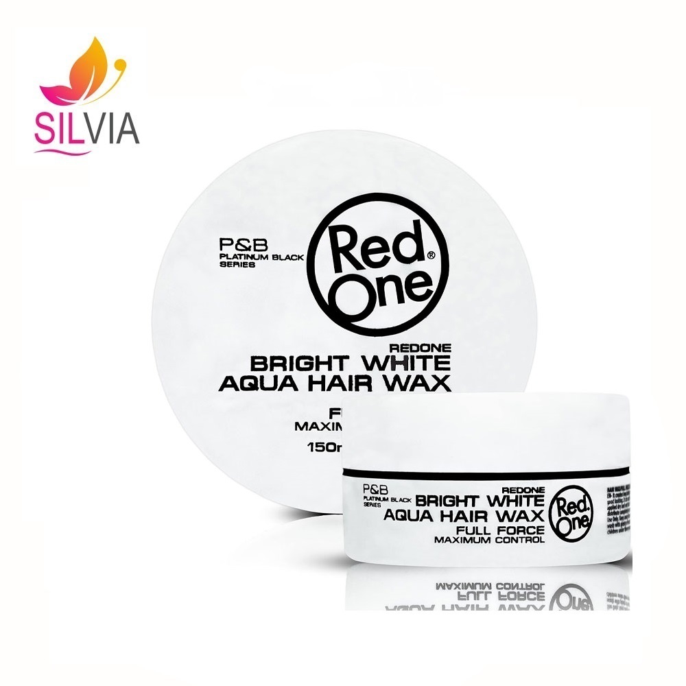 واکس مو فوق قوی با پایه آب ردوان سری Aqua مدل BRIGHT WHITE (سفید) با رایحه هلو حجم 150 میل