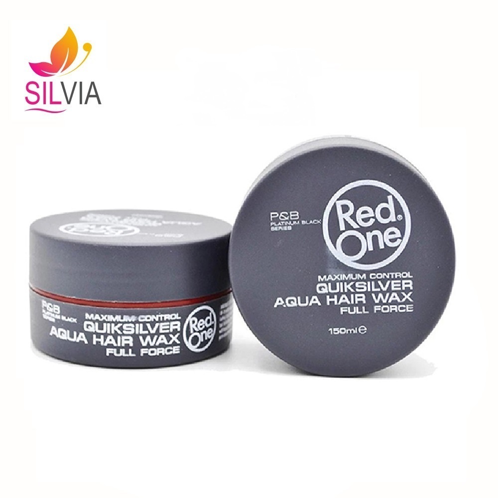 واکس مو فوق قوی با پایه آب ردوان سری Aqua مدل QUIKSILVER (طوسی) حجم 150 میل