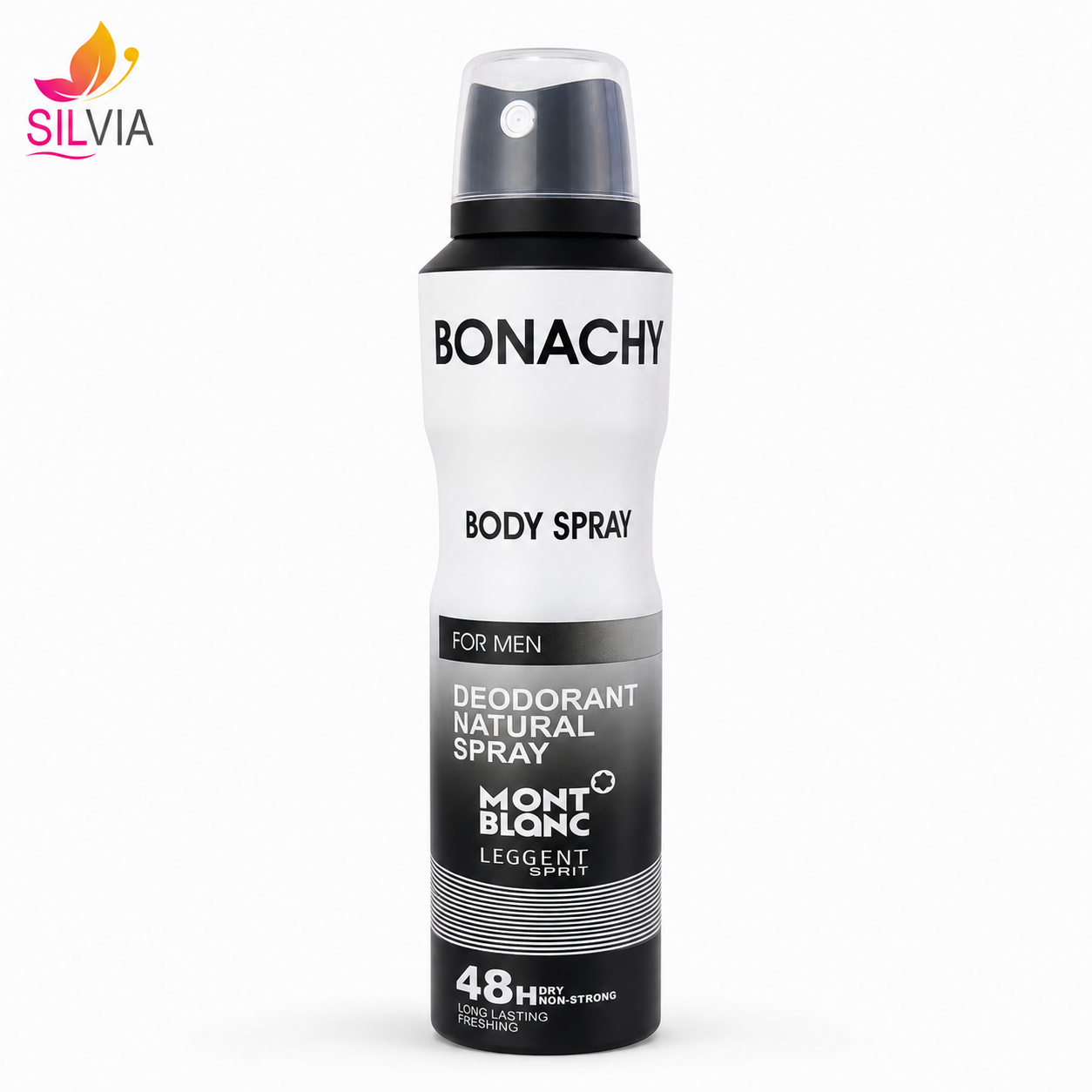 اسپری ضد تعریق بدن مدل Mont Blanc Legend Spirit مردانه بوناچی BONACHY حجم 250 میل