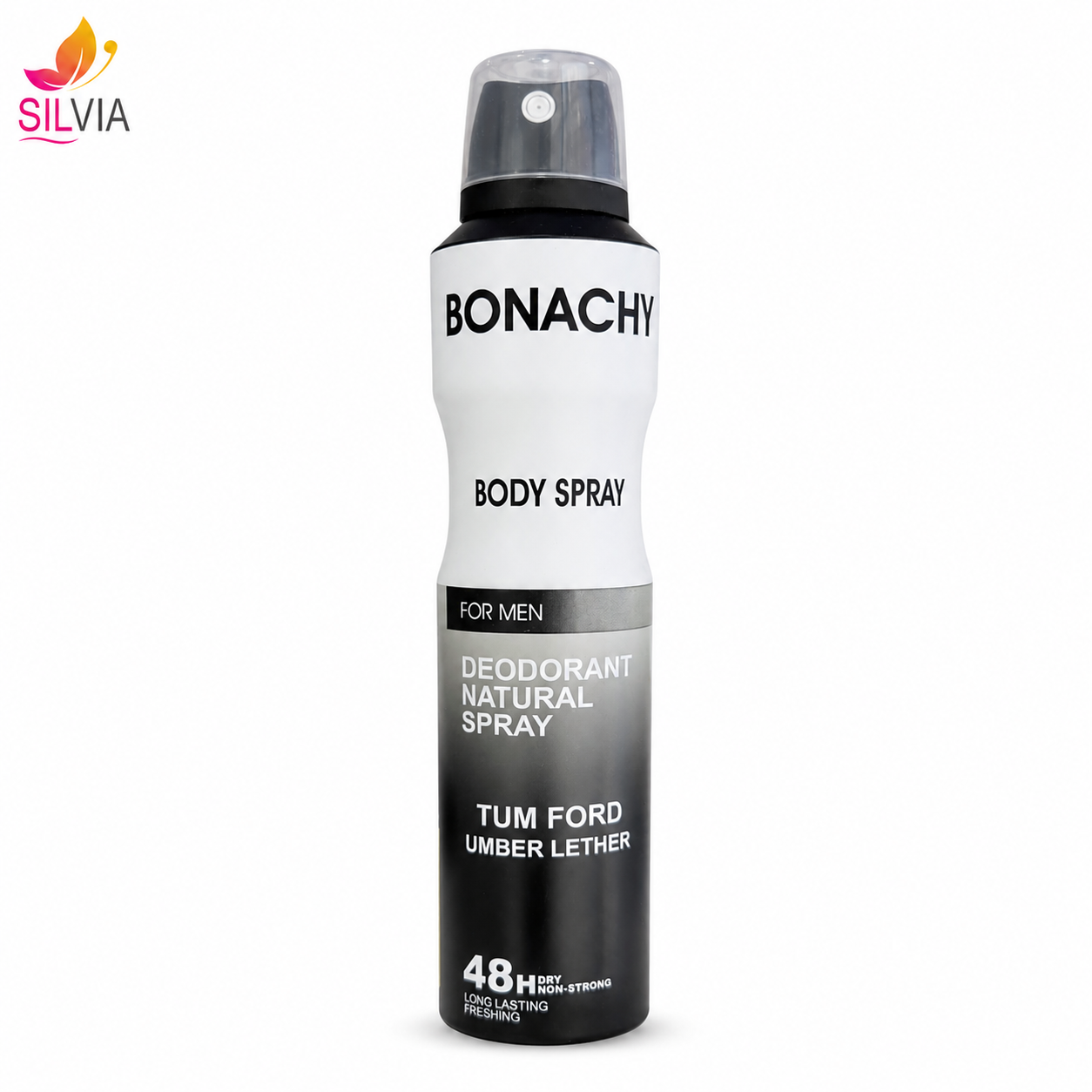 اسپری ضد تعریق بدنTom Ford umbre Leatherمردانه بوناچی BONACHY حجم 250 میل