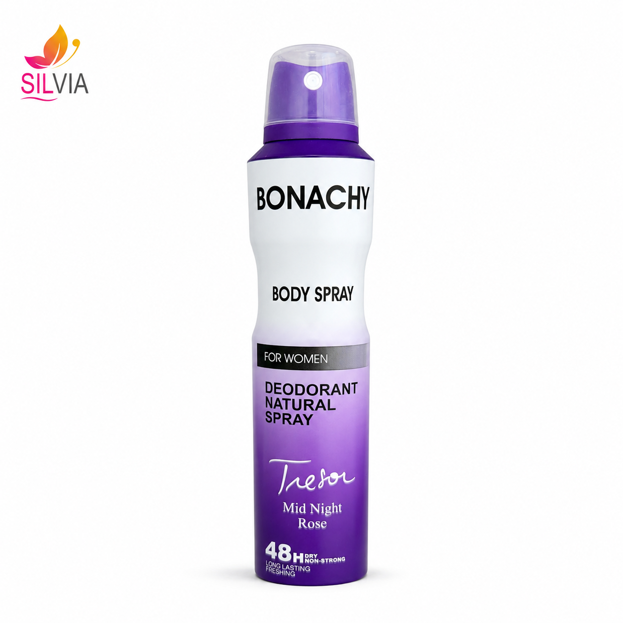 اسپری ضدتعریق بدن مدل Trésor Midnight Rose زنانه بوناچی BONACHYحجم250 میل