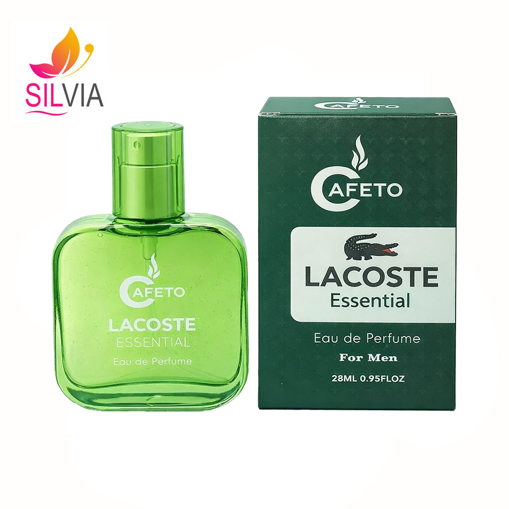 ادوپرفیوم مینیاتوری مردانه Lacoste Essential سبز کافیتو 28 میل