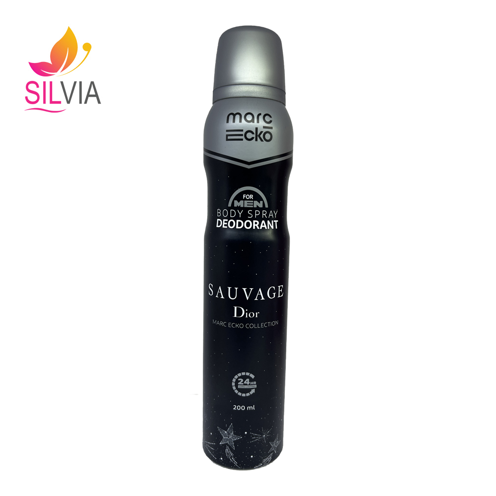 اسپری خوشبو کننده بدن مردانه Sauvage Dior مارک اکو 200 میل