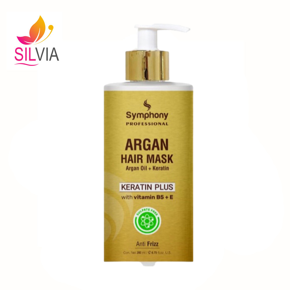 ماسک مو آرگان حاوی روغن آرگان و کراتین هیدرولیز شده سیمفونی 200 میل