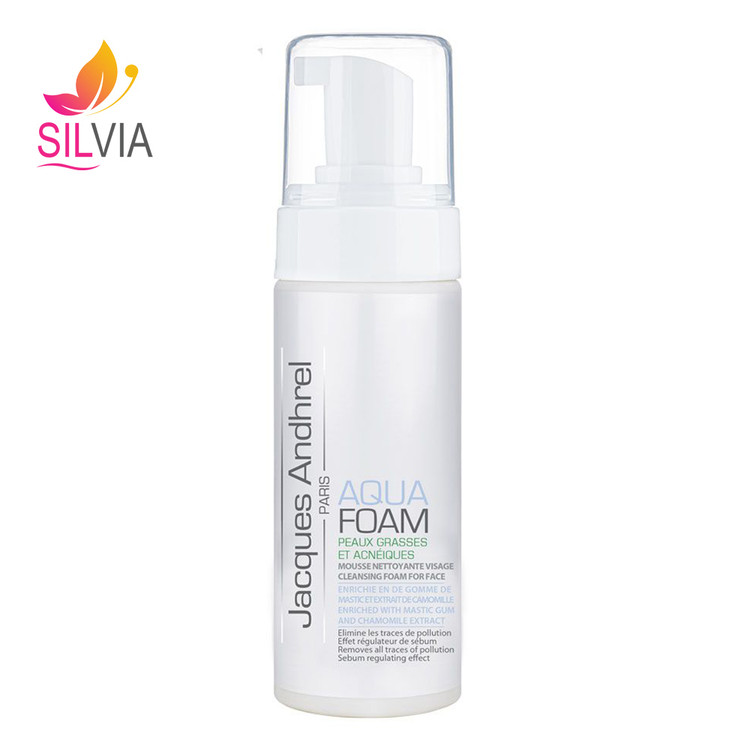 فوم شستشوی صورت پوست چرب و مستعد آکنه Aqua Foam ژاک آندرل 150 میل
