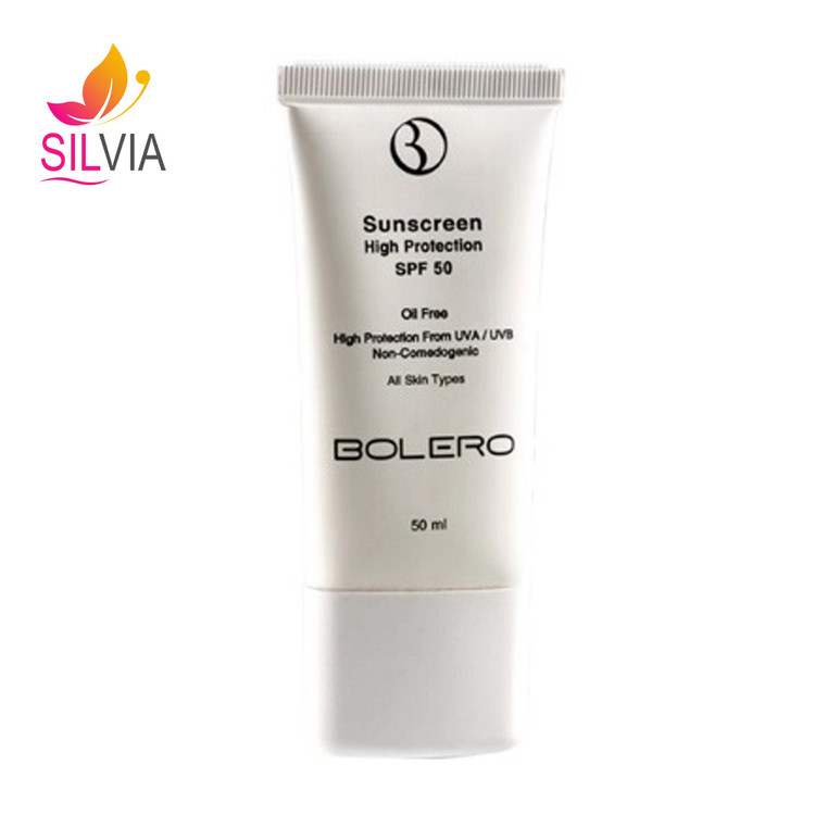 کرم ضدآفتاب بی رنگ SPF50 بولرو 50 میل