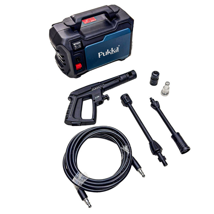 اینتیمکث کارواش برقی 110 بار 1400 وات با موتور دینامی پوکا مدل PW-8200 IPX5 با حداکثر دبی آب 5.5 لیتر بر دقیقه اینتیمکس