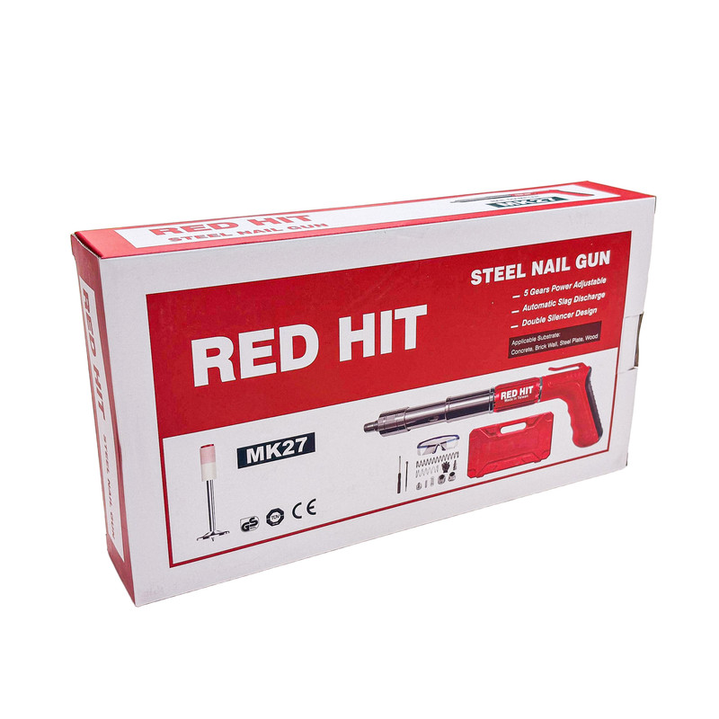 کنزاکس میخ کوب رد هیت مدل MK-27 سایز 45 میلیمتر مجموعه 14 عددی