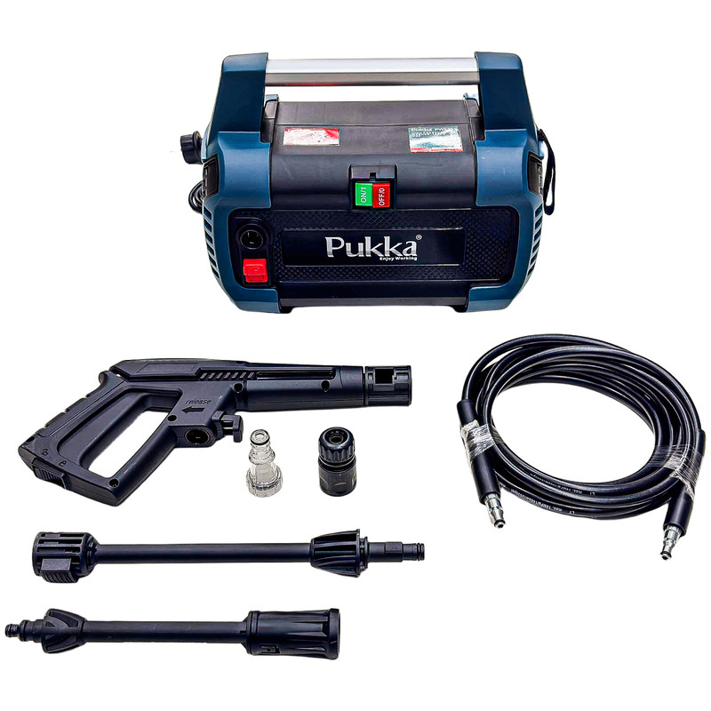 کنزاکس کارواش برقی 110 بار 1400 وات پوکا با موتور ذغالی پوکا مدل PW-8200 با حداکثر دبی آب 5.5 لیتر بر دقیقه