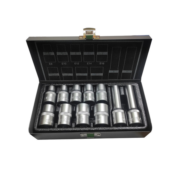 آچار بکس تاپکس مدل SMT-TOPEX-12INCH-11PCS-E مجموعه11عددی توس