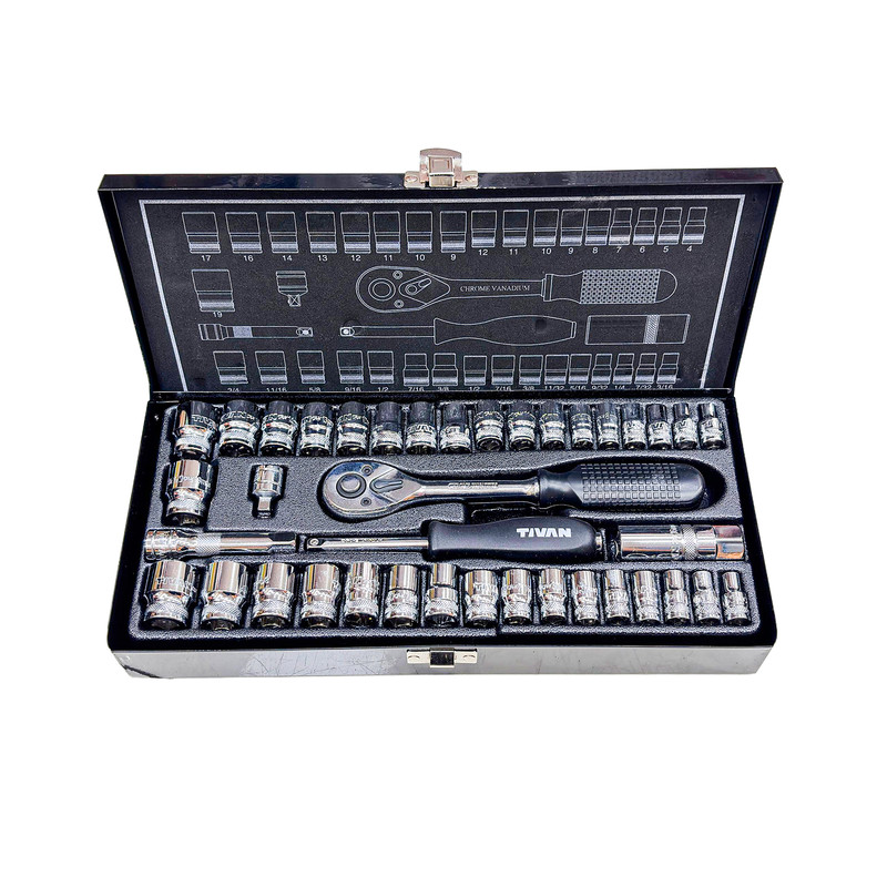آچار بکس تیوان مدل ST-40 مجموعه 40 عددی توس