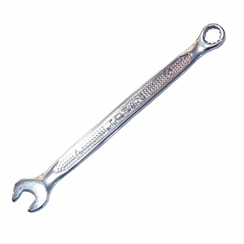 آچار یکسر تخت و یکسر رینگی توسن مدل TI101-6 سایز 6 میلی متر توس