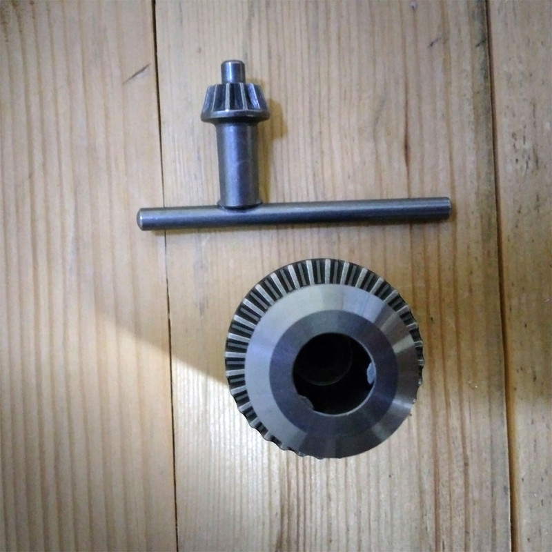 سه نظام دریل ای تی سی مدل 1.5-13mm سایز 13میلیمتر به همراه آچار سه نظام توس