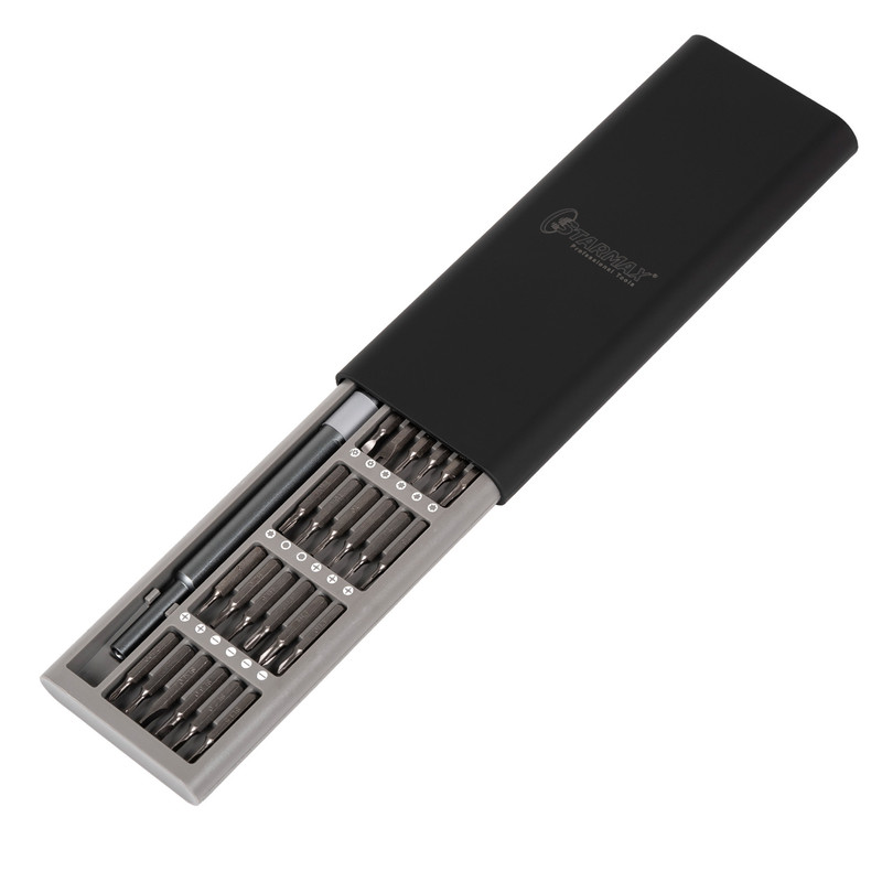 پیچ گوشتی ساعتی و سری بکس استارمکس مدل SHS-15S025BS مجموعه 25 عددی توس