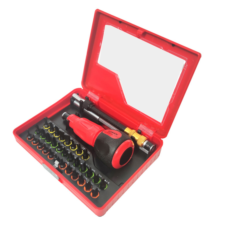 مجموعه 35 عددی پیچ گوشتی توسن مدل T814-S35 توس
