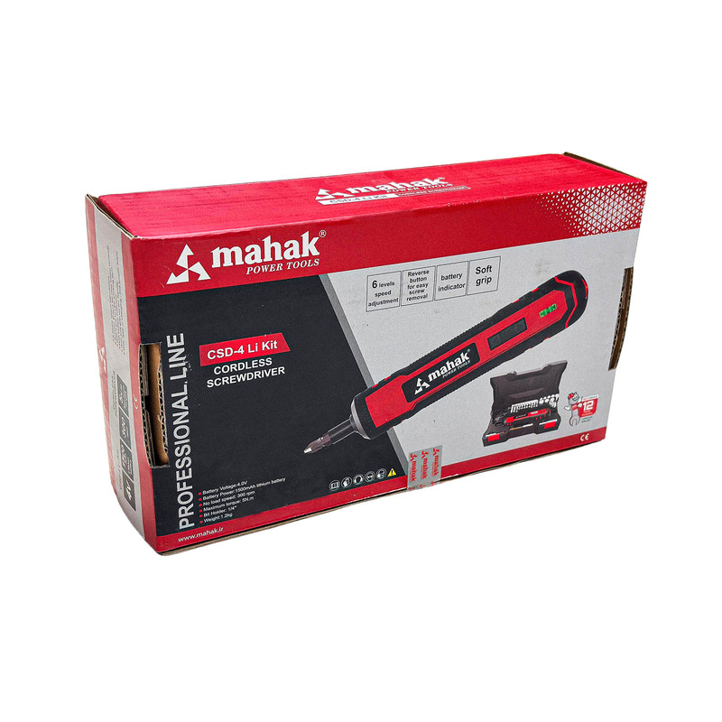 پیچ گوشتی شارژی محک مدل CSD-4 Li Kit مجموعه 46 عددی توس