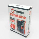 پیچ گوشتی تیوان مدل DS40 بسته 40 عددی توس
