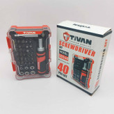 پیچ گوشتی تیوان مدل DS40 بسته 40 عددی توس